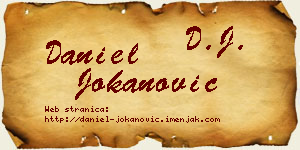 Daniel Jokanović vizit kartica